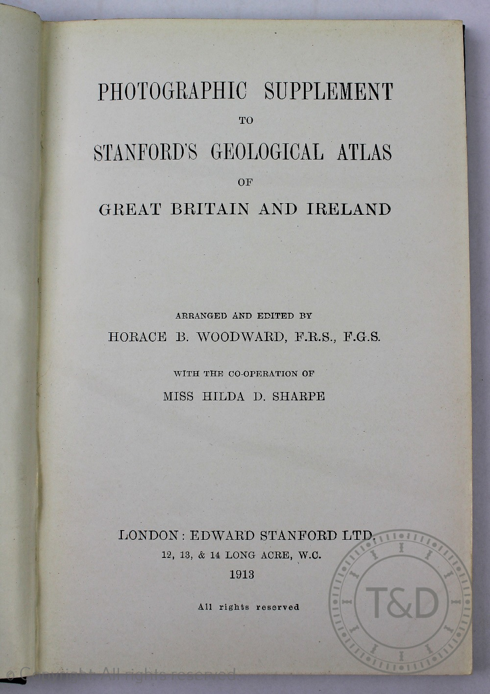 WOODWARD (H), STANFORD'S GEOLOGICAL ATLAS OF GREAT BRITAIN AND IRELAND, 4th edition, - Image 4 of 9