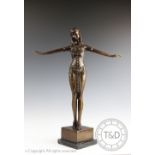 An Art Deco style figure after Chiparus,