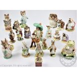 A collection of Royal Albert Beatrix Potter figures to include Peter ate a Radish,