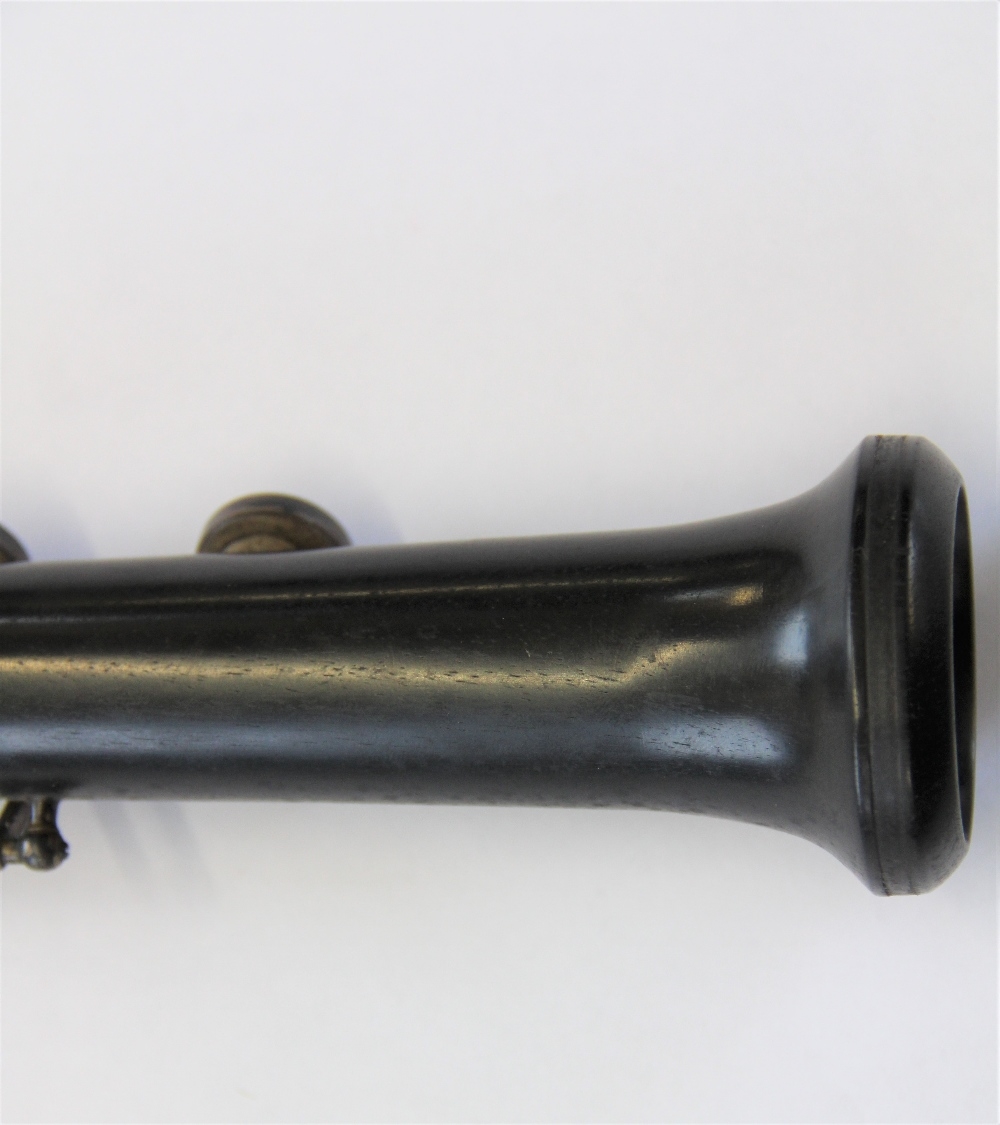 A 19th century rosewood flute by J Wallis, 135 Euston Road, with plated fittings, - Image 21 of 31