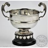 A two handled silver trophy, William Hutton & Sons, Sheffield 1933,