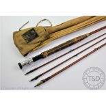 A Hardy Palakona No.246936 fishing rod, circa 1916, 10' three piece with spare tip, No.