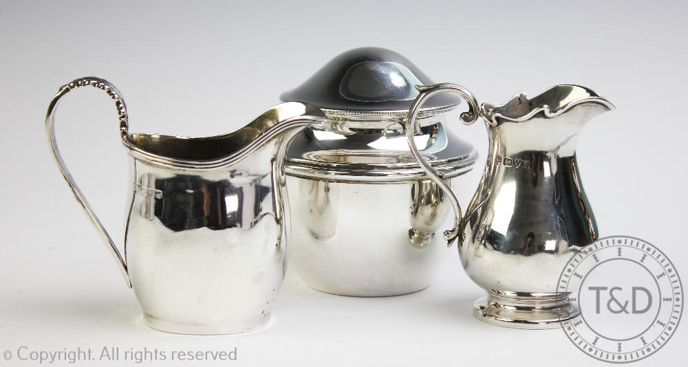 An Edwardian silver tea caddy, William Neale, Chester 1904, - Image 2 of 2