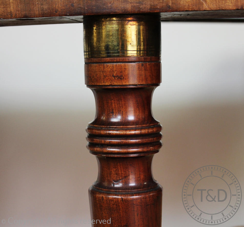 An early 19th century mahogany hunt table, - Image 4 of 7