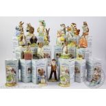 Twenty Royal Albert Beatrix Potter figures, all boxed, comprising; Gentleman Mouse made a bow,