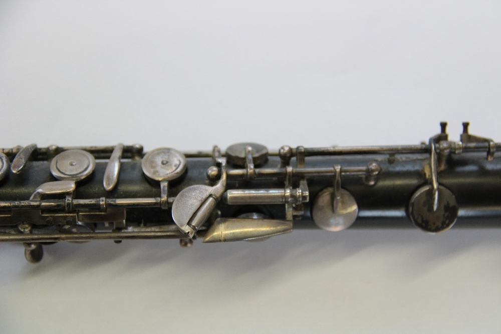 A 19th century rosewood flute by J Wallis, 135 Euston Road, with plated fittings, - Image 23 of 31