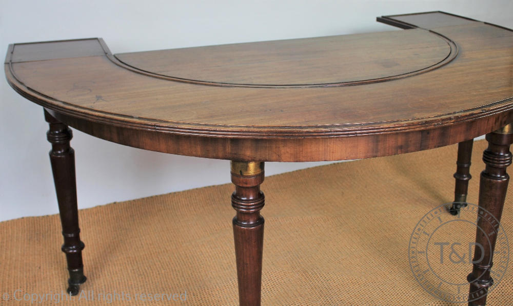 An early 19th century mahogany hunt table, - Image 2 of 7