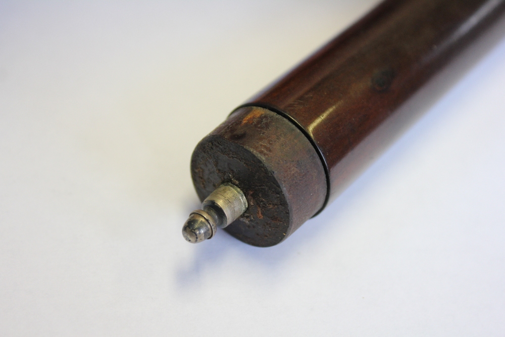 A 19th century rosewood flute by J Wallis, 135 Euston Road, with plated fittings, - Image 6 of 31