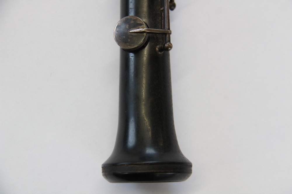 A 19th century rosewood flute by J Wallis, 135 Euston Road, with plated fittings, - Image 20 of 31