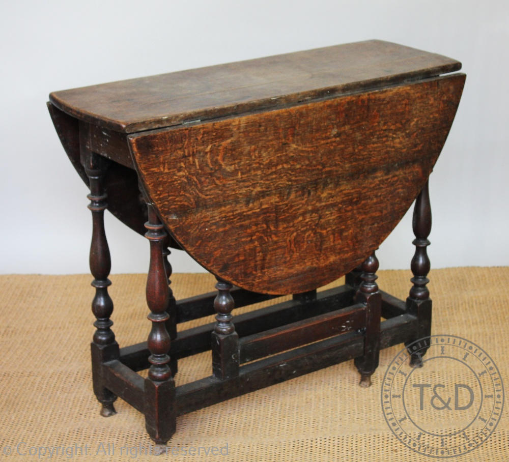 An 18th century oak bible box, with carved detailing, 29cm H x 67cm W x 40cm D, - Image 2 of 2