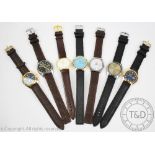 A collection of Seiko wristwatches, comprising; Seiko 5 Actus,