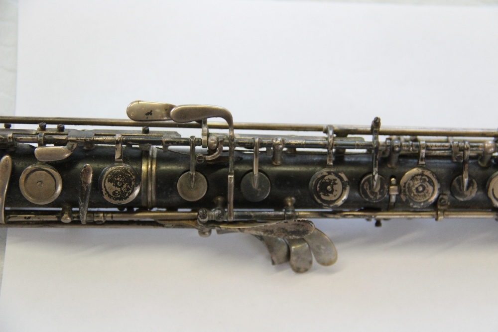 A 19th century rosewood flute by J Wallis, 135 Euston Road, with plated fittings, - Image 26 of 31