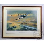 After Anthony Saunders, Limited edition print on paper, Juno Beach, No.