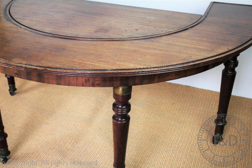 An early 19th century mahogany hunt table, - Image 7 of 7
