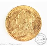A Victorian gold sovereign dated 1899 (1)