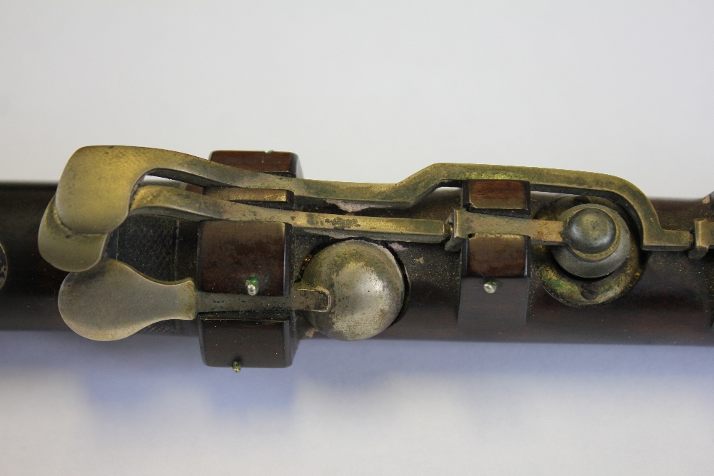 A 19th century rosewood flute by J Wallis, 135 Euston Road, with plated fittings, - Image 9 of 31