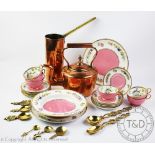 A Copeland part tea service, retailed by T.