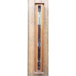 A Fortin stick barometer by F darton & Co Watford,