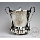 An Arts & Crafts silver tyg, Moss Morris, London 1902,