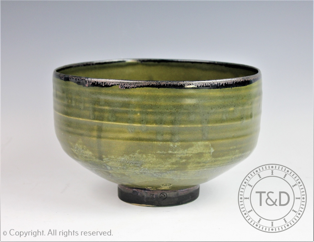 A 20th century studio pottery bowl,