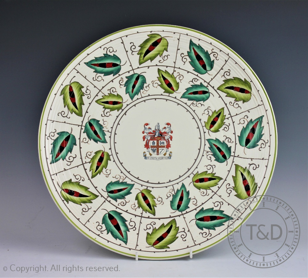 A Charlotte Rhead for Crown Ducal presentation charge,