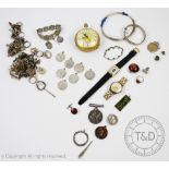 A quantity of assorted jewellery, mounts and parts,