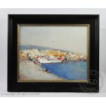 E Martinez, Pair of oils on canvas, Harbour scenes, Signed, 31.5cm x 39.