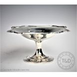A George V silver comport, Atkin Brothers, Sheffield 1916,