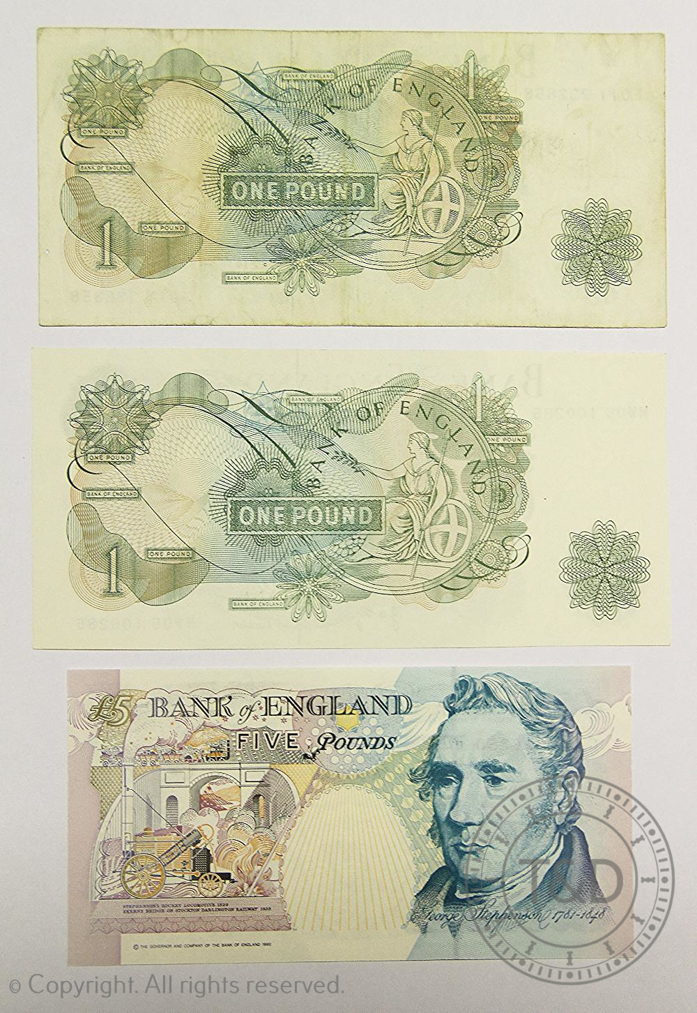 Fforde £1 note, - Image 2 of 2