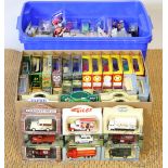 A collection of 90 Lledo die cast model vehicles, various trade names, all boxed,