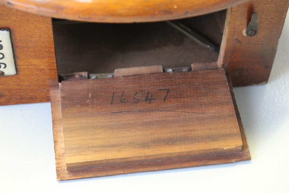 A fusee station type clock, with 20cm Roman numeral dial bearing 'Joyce GWR 1296 Whitchurch', - Image 11 of 12