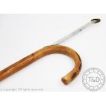 A bamboo horse measuring stick,