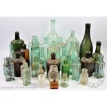 A selection of assorted early 20th century and later ale and pharmaceutical bottles (Qty)