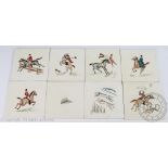 A set of ten vintage Thynne tiles,