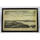 Benning - Engraver, Pair of 18th century engravings, A view of London as it was in the year 1647,