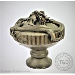 A 20th century Japanese cast bronze vase,