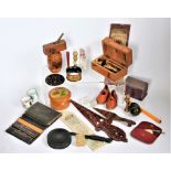 A selection of 19th century and later sewing items and objects of vertu,