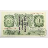 Guernsey, Bank of England, £1, K.O.