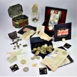 A quantity of English and Foreign bank notes and coins (Qty)