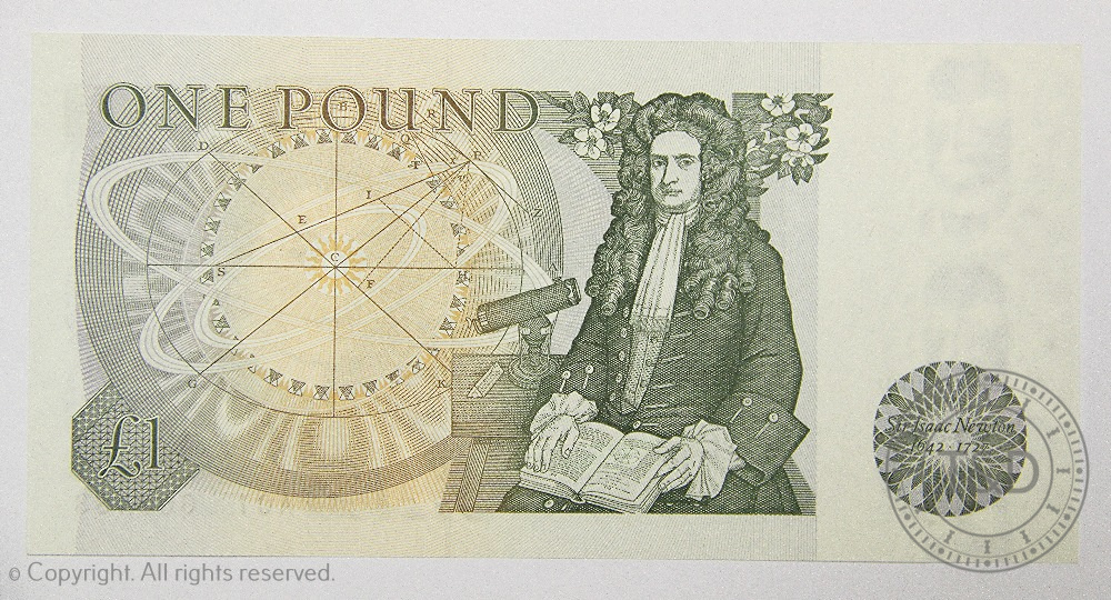 J.B.Page, £1, 1978, A01 000483 (Dugg. B337). Uncirculated. - Image 2 of 2