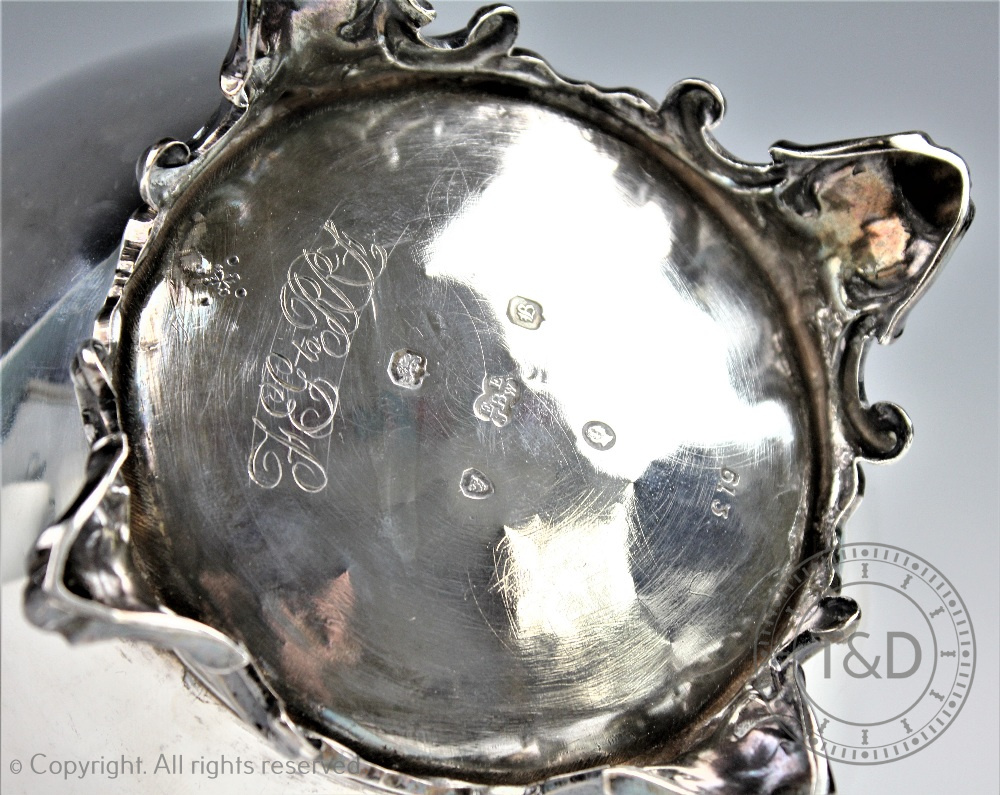 A George IV silver coffee pot, Edward, Edward junior, John & William Barnard, London 1837, - Image 3 of 4