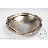 Railwayana and Royal interest: A silver plated wash basin,