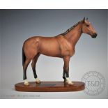 A Beswick Connoisseur model of Najinsky, on an oval wooden base with name plaque,