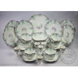 A Foley China Wileman Trailing Daisies pattern breakfast service in the Dainty shape,