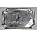 Railwayana and General Strike 1926 - a GWR small silver dish, A.C.