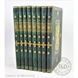 GILBER (SIR J), THE LIBRARY SHAKESPEARE, 8 vols, pictorial gilt green cloths,