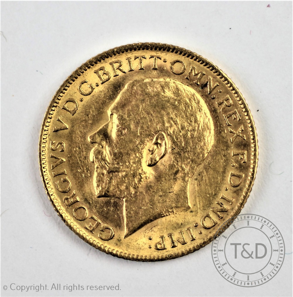 A King George V gold sovereign dated 1911, - Image 2 of 2
