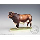 A Royal Worcester limited edition Dairy Shorthorn Bull, No.