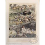After Alfred Charles Havell, Hand coloured print, A Racing Nightmare,