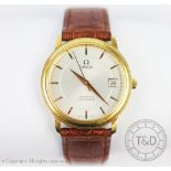 An 18ct gold cased Omega Automatic Chronometer wristwatch,